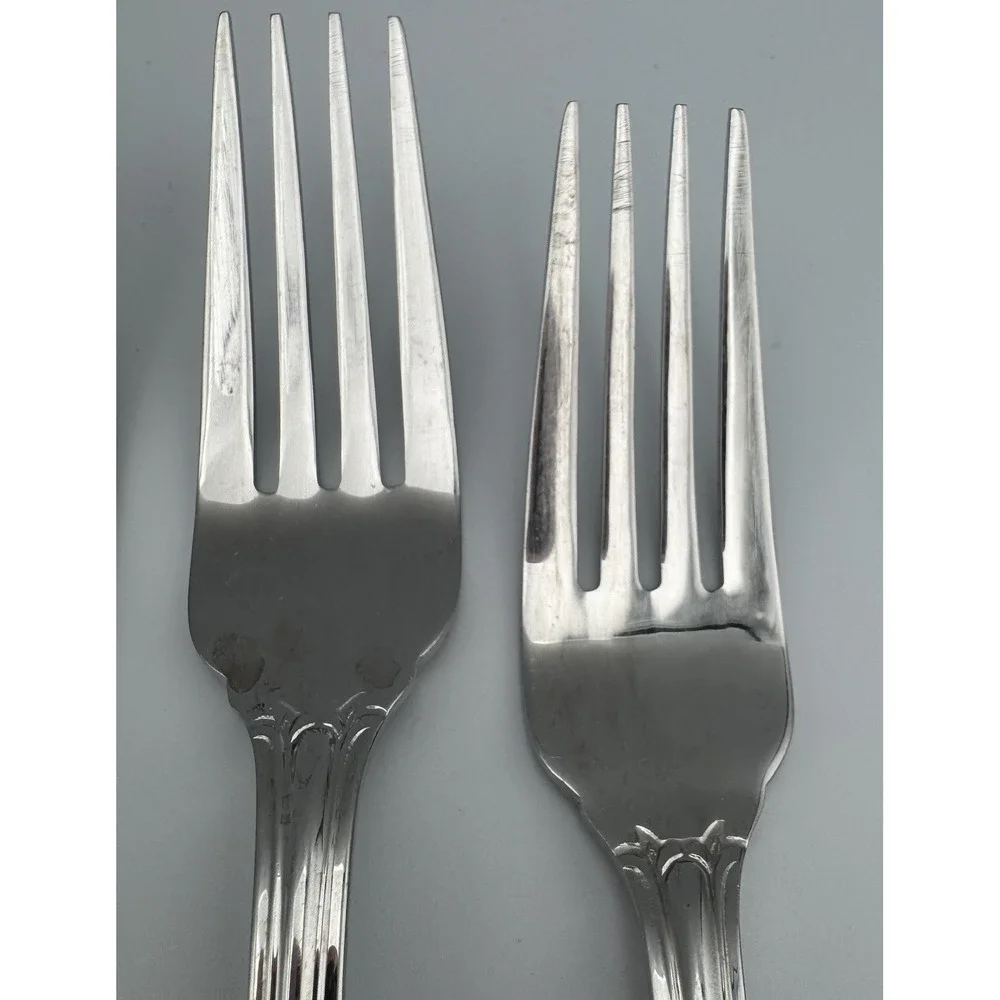19 Piece Wallace RESPLENDENCE 18/10 Stainless‎ Flatware Fork Knife
